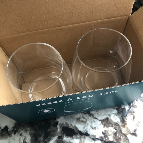 L’ATELIER DU VIN - Set of 2 Water Wine Mix Drink Glasses - France - Picture 2 of 8